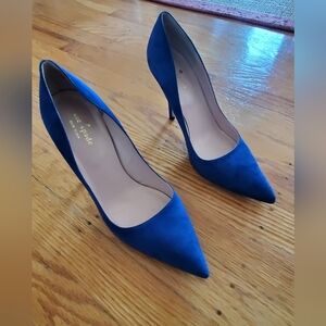 Kate Spade Cobalt Suede Heels